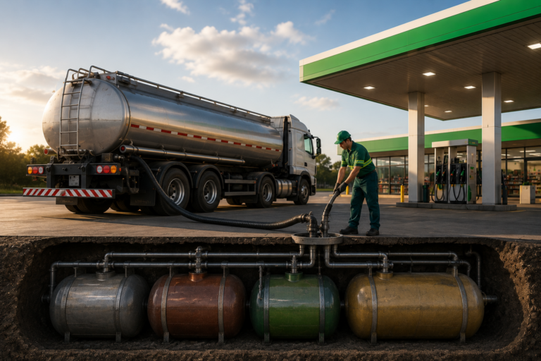 A logística de combustíveis envolve transporte, segurança e controle contínuo até os postos.