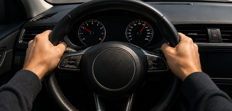 Vibração no volante pode indicar problemas em pneus, suspensão, direção ou freios.