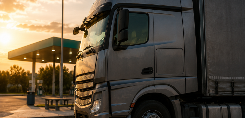 Por que caminhões desligam o motor durante longas paradas?