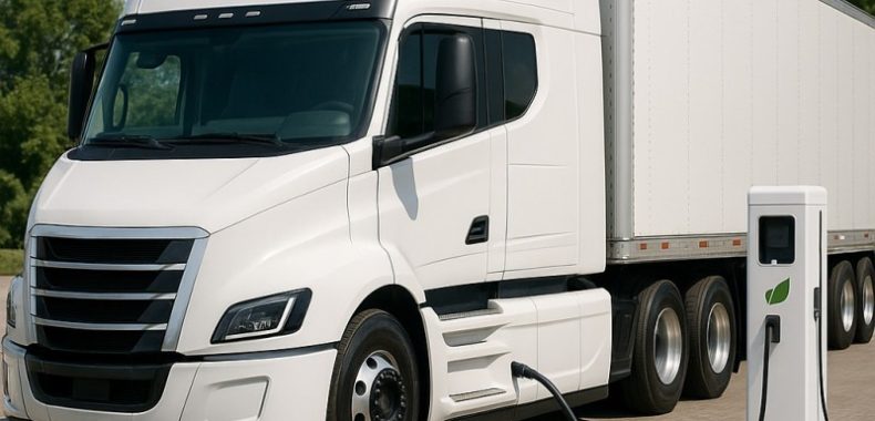 O artigo aborda novas tecnologias no transporte sustentável de caminhões, como veículos elétricos e híbridos, que reduzem emissões, aumentam a eficiência e melhoram a segurança. A adoção dessas inovações é crucial para um futuro mais ecológico na ind