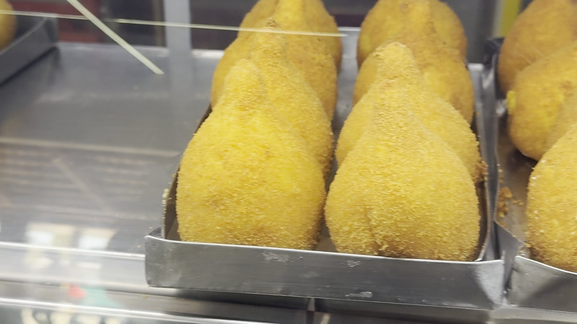 Vitrine de coxinhas